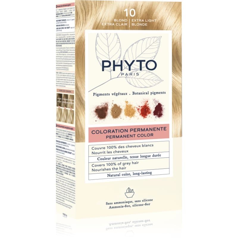 Phyto Color farba do włosów bez amoniaku odcień 10 Extra Light Blonde