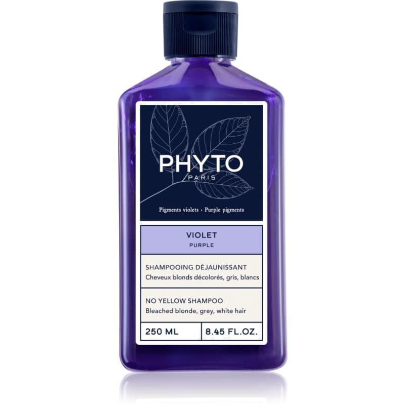 Phyto Violet No Yellow Shampoo szampon tonujący do włosów blond i z balejażem