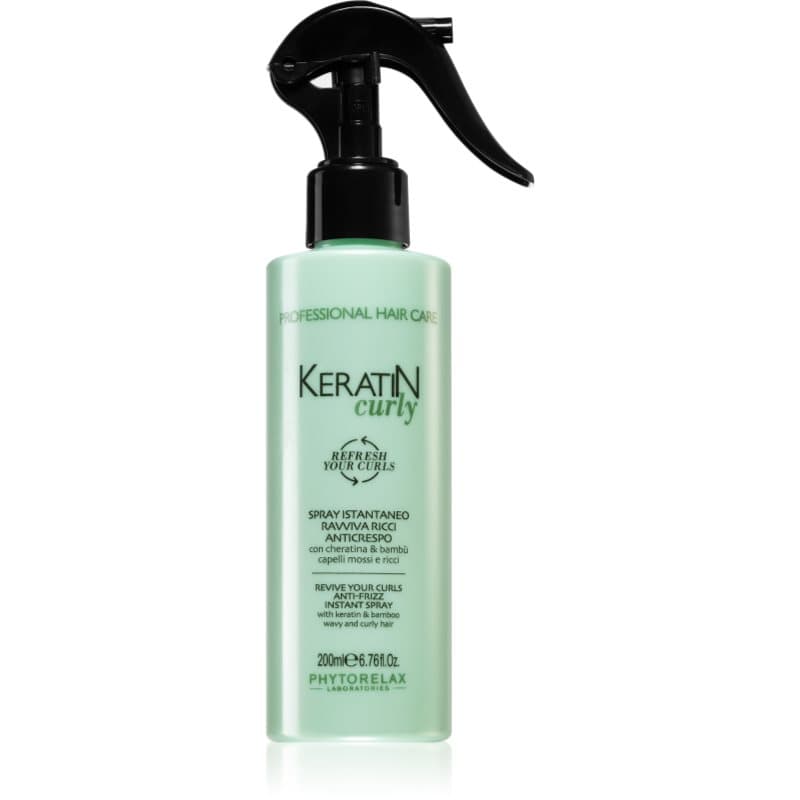 Keratin Curly spray przeciw puszeniu do włosów kręconych i falowanych