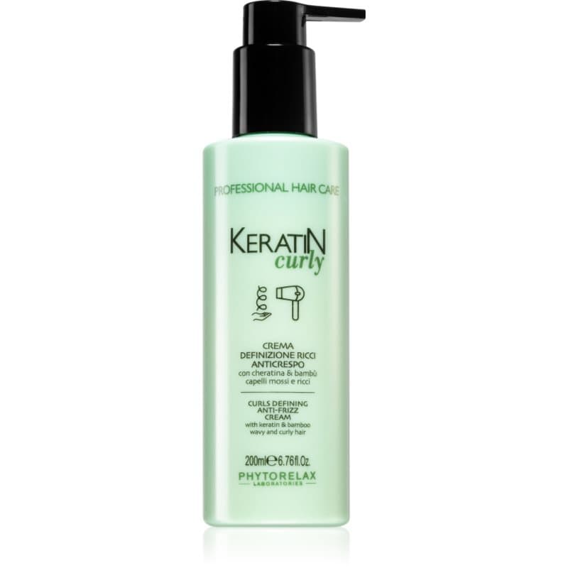 Keratin Curly krem do włosów kręconych przeciwko puszeniu się włosów