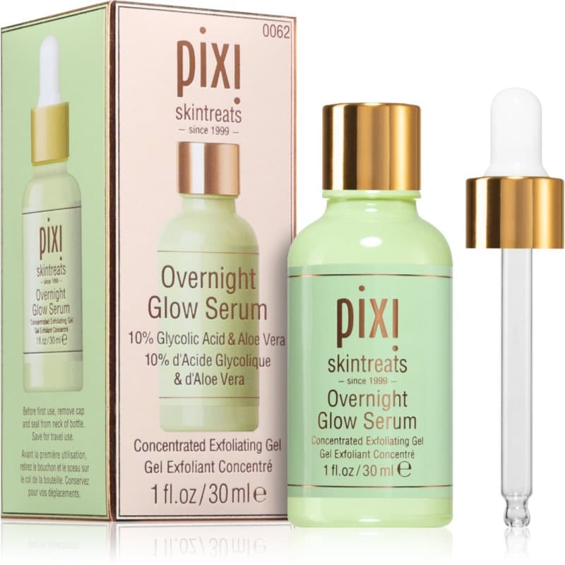 Overnight Glow Serum serum do twarzy na noc z kwasem glikolowym