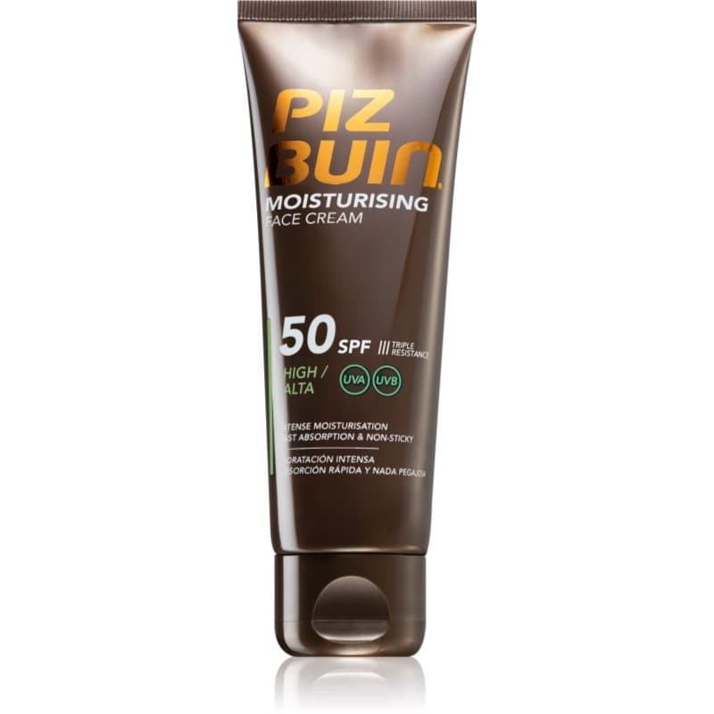 Moisturising krem do opalania twarzy o działaniu nawilżającym SPF 50