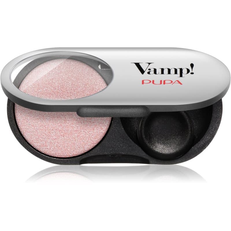 Vamp! Radiant Baked Eyeshadow długotrwałe, błyszczące cienie do powiek odcień 108 Frost Rose - METALLIC