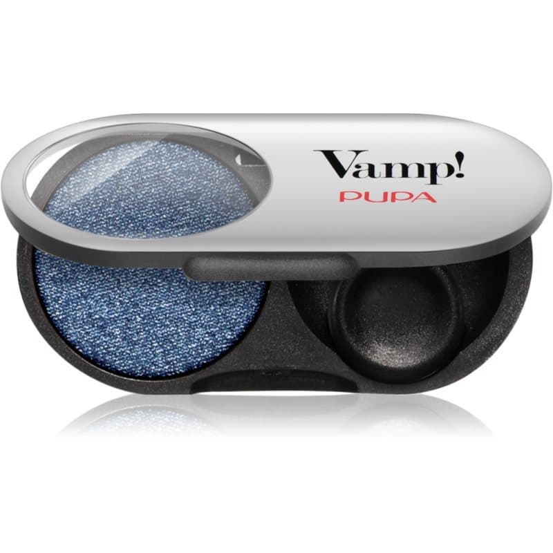 Vamp! Radiant Baked Eyeshadow długotrwałe, błyszczące cienie do powiek odcień 307 Denim Blue - METALLIC