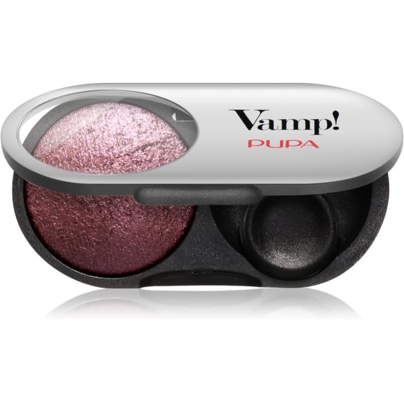 Vamp! Radiant Baked Eyeshadow długotrwałe, błyszczące cienie do powiek odcień 104 - Deep Plum