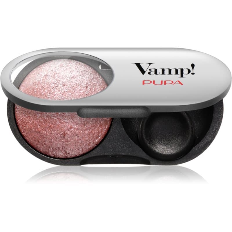 Vamp! Radiant Baked Eyeshadow długotrwałe, błyszczące cienie do powiek odcień 402 Rose Gold - WET & DRY