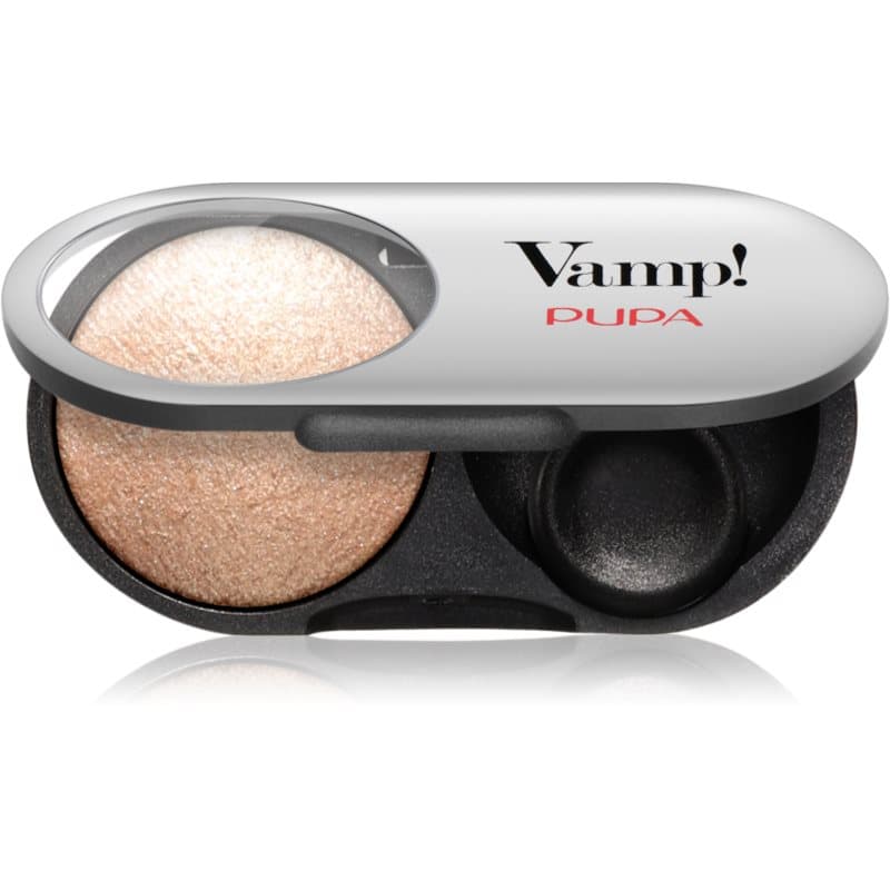 Vamp! Radiant Baked Eyeshadow długotrwałe, błyszczące cienie do powiek odcień 202 Precious Gold - WET & DRY