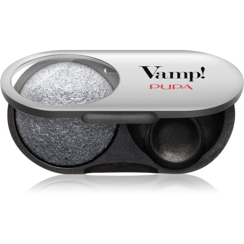 Vamp! Radiant Baked Eyeshadow długotrwałe, błyszczące cienie do powiek odcień 308 Anthracite Grey - WET & DRY