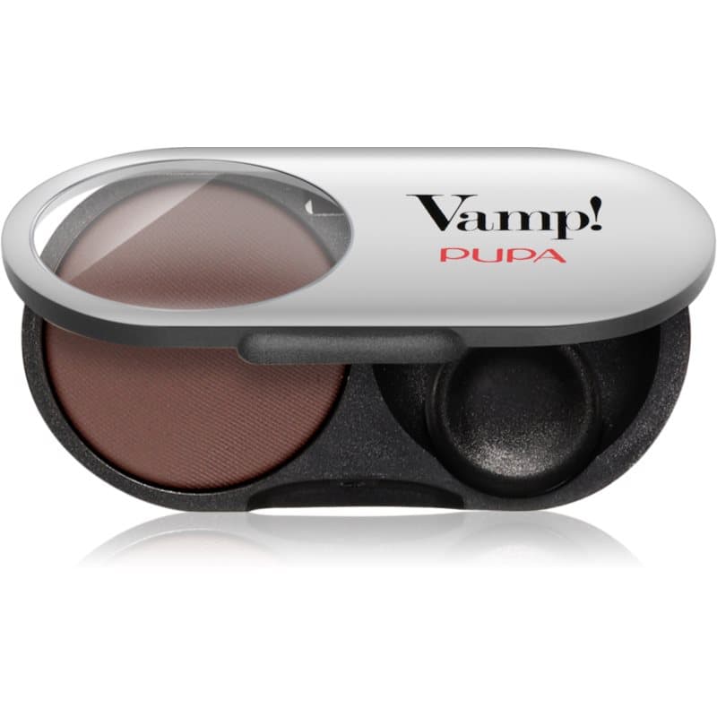 Vamp! Radiant Baked Eyeshadow długotrwałe, błyszczące cienie do powiek odcień 405 Dark Chocolate - MATT