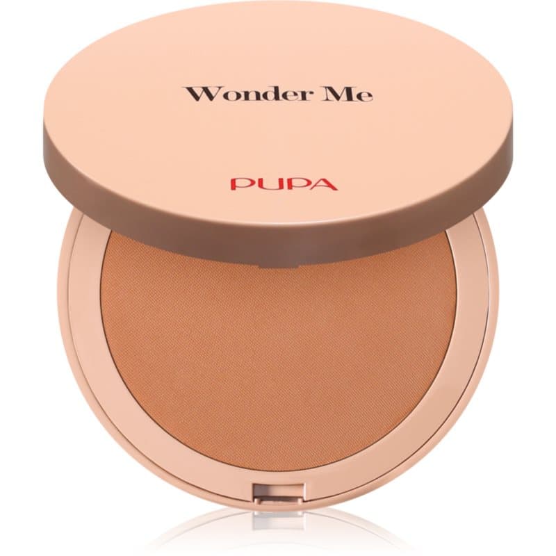 Wonder Me Bronzer kompaktowy puder brązujący dla doskonałej skóry odcień 004 - Dark Warm