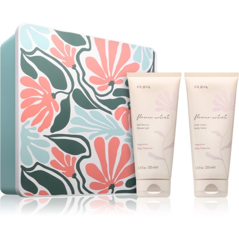 Flower Artist Kit zestaw upominkowy do ciała z zapachem Flirty Tuberose