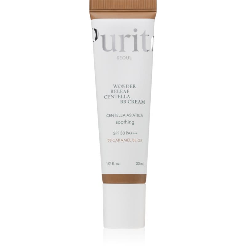 Purito Wonder Releaf Centella BB Cream rozjaśniający krem BB o działaniu uspokajającym odcień 29 Caramel Beige