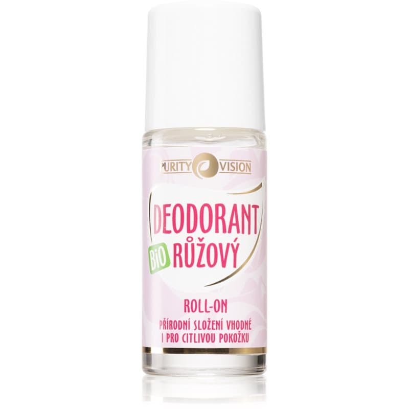 BIO dezodorant roll-on z wodą różaną