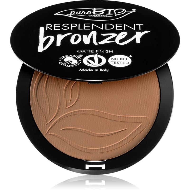 Resplendent pudrowy bronzer z matowym wykończeniem odcień 01 Pale Brown