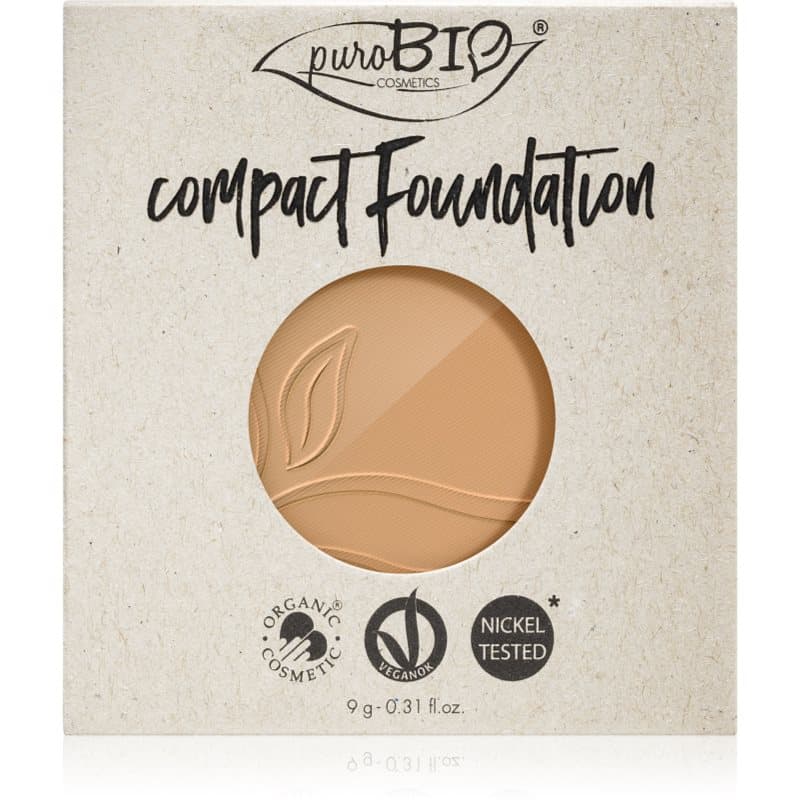 Compact Foundation kompaktowy podkład pudrowy wymienny wkład SPF 10 odcień 03