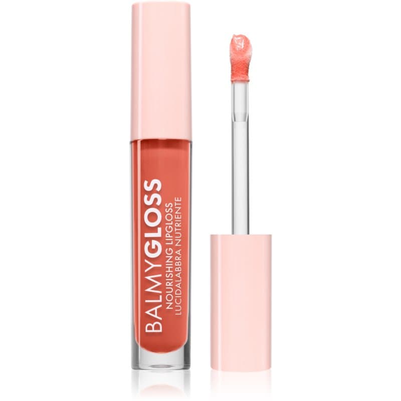 BalmyGloss odżywczy błyszczyk do ust odcień 01 Peach Nude