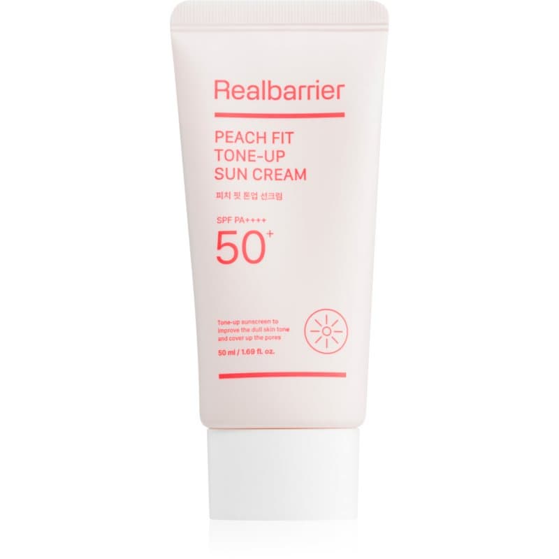 Peach Fit Tone-Up Sun Cream ochronny krem tonujący do twarzy SPF 50+