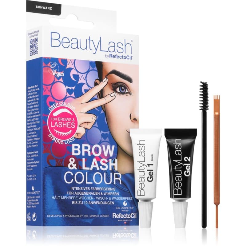 BeautyLash Brow & Lash Colour farbka do brwi do brwi i rzęs odcień Black