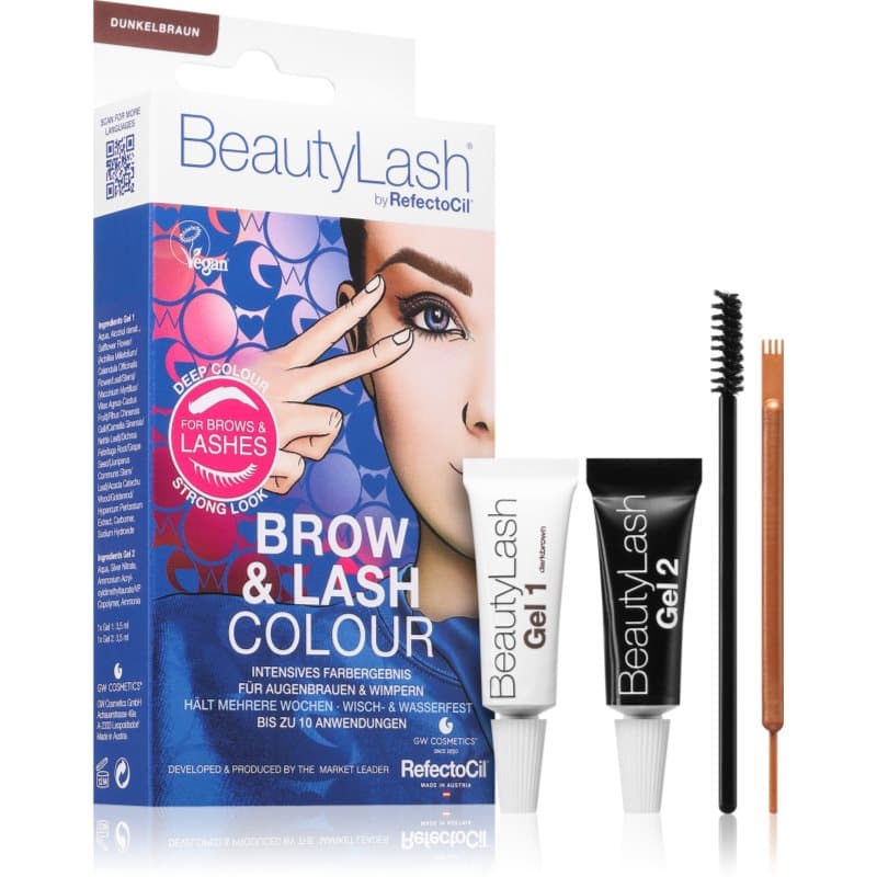 BeautyLash Brow & Lash Colour farbka do brwi do brwi i rzęs odcień Dark Brown