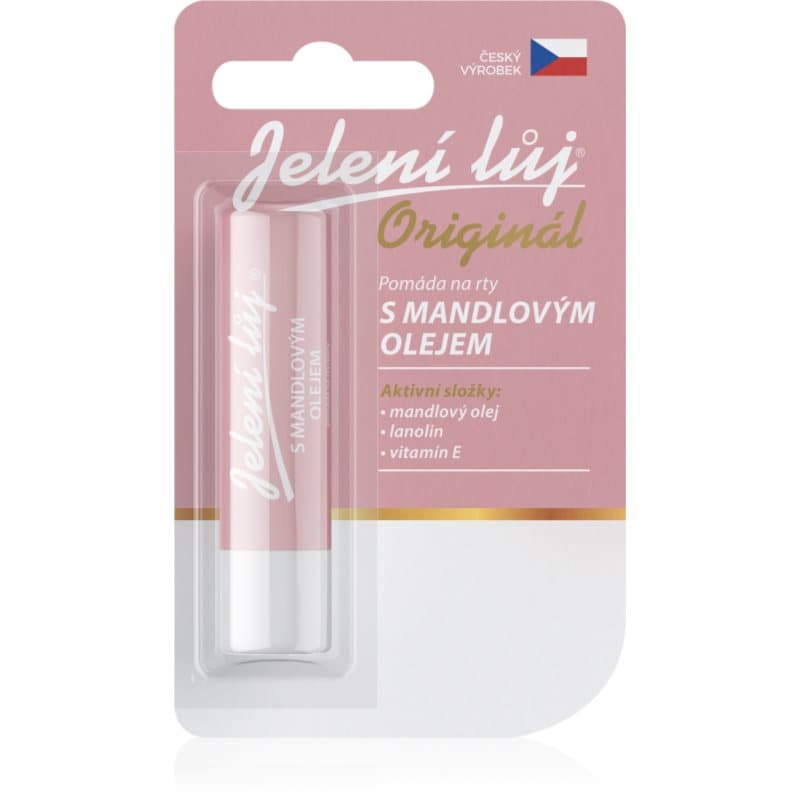 Jelení lůj Almond balsam do ust z olejkiem migdałowym