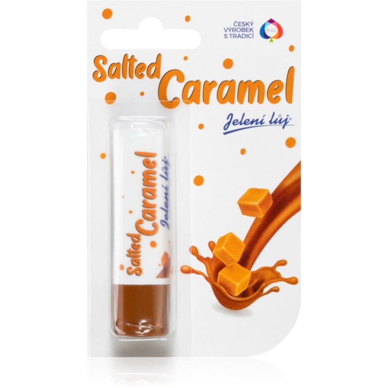 Jelení lůj Salted Caramel balsam do ust o zapachu karmelu