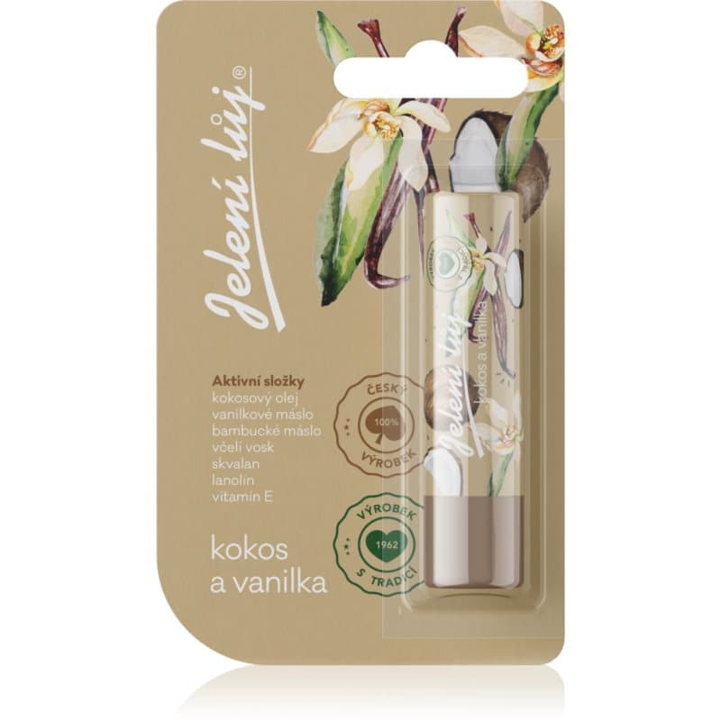 Jelení lůj Coconut & Vanilla balsam do ust