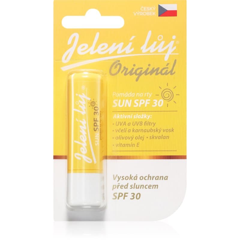 Jelení lůj SUN balsam do ust SPF 30