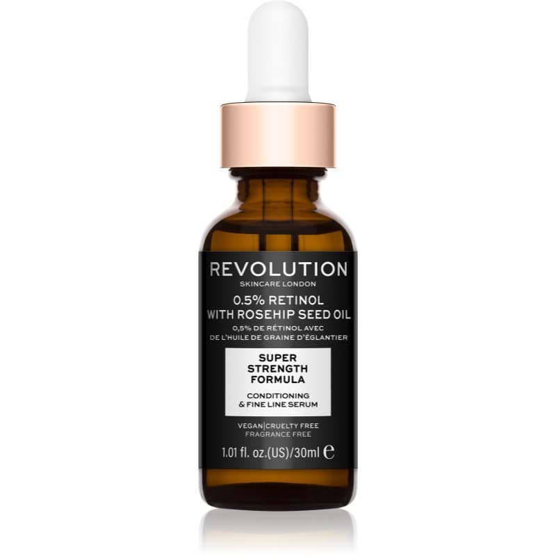 Retinol 0.5% With Rosehip Seed Oil przeciwzmarszczkowe serum nawilżające