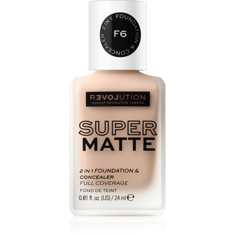 Super Matte Foundation długotrwały podkład matujący odcień F6