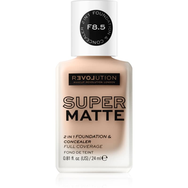 Super Matte Foundation długotrwały podkład matujący odcień F8.5