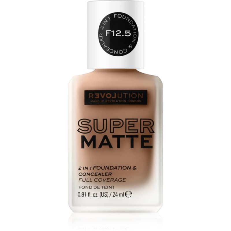 Super Matte Foundation długotrwały podkład matujący odcień F12.5