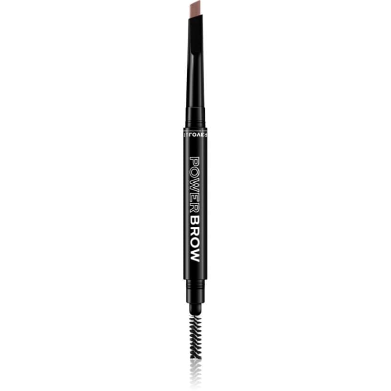 Power Brow kredka do brwi ze szczotką odcień Brown