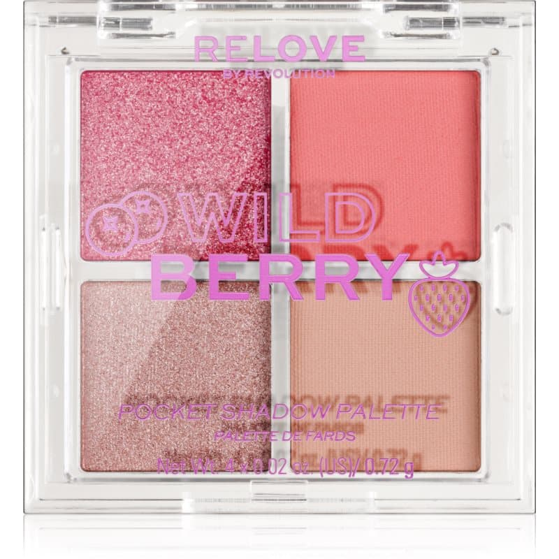 Pocket Palette paleta cieni do powiek odcień Wild Berry