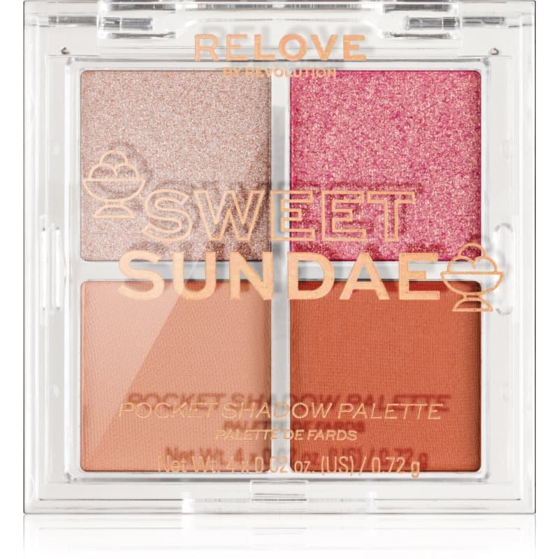 Pocket Palette paleta cieni do powiek odcień Sweet Sundae