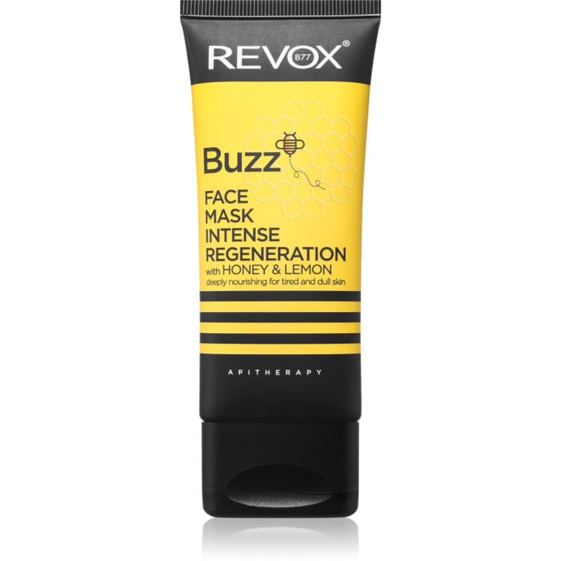 Buzz Face Mask Intense Regeneration maseczka regenerująca do twarzy o działaniu odżywczym Lemon & Honey