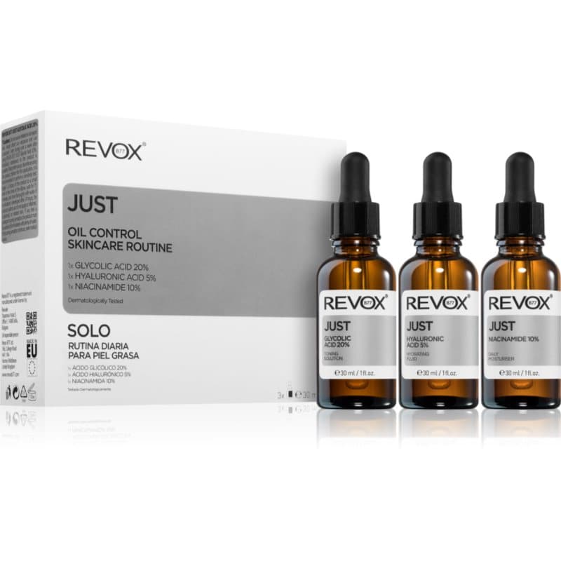 JUST Oil Control Skincare Routine zestaw do skóry tłustej
