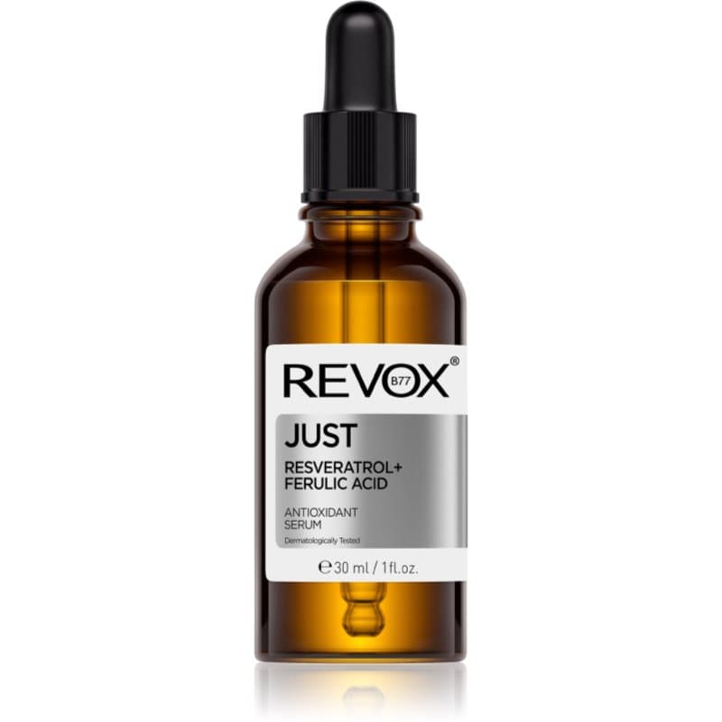 JUST Resveratrol + Ferulic Acid serum antyoksydujące do twarzy i szyi