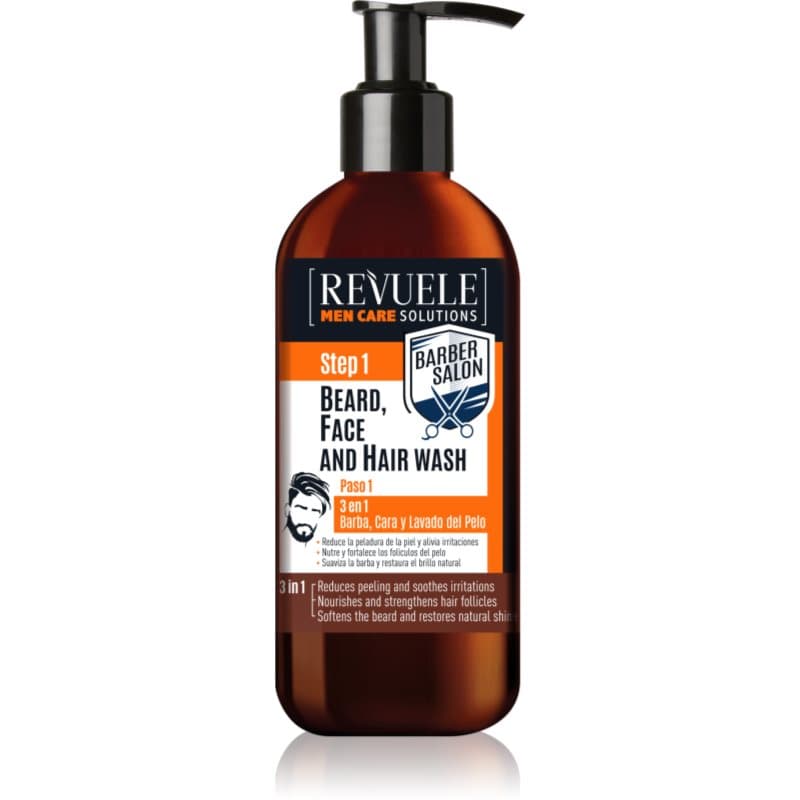 Men Care Solutions Barber Salon szampon do włosów i brody 3 w 1