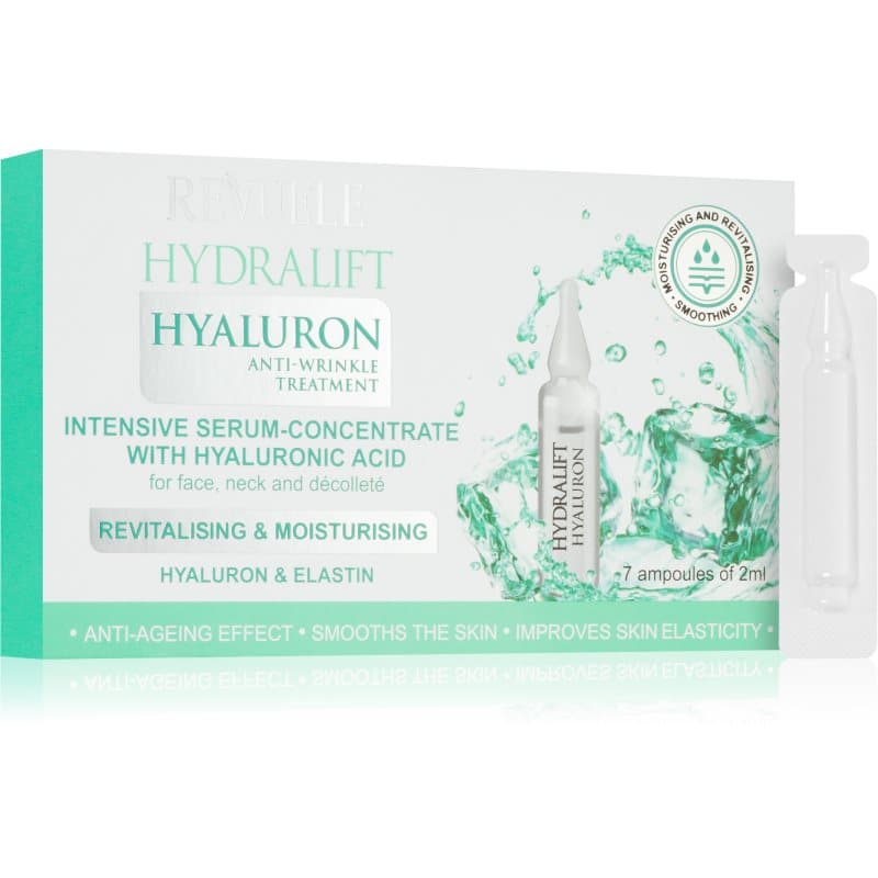 Hydralift Hyaluron Ampoules Intensive Serum Concentrate serum intensywne nawilżające do twarzy, szyi i dekoltu