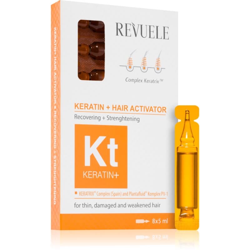 Ampoules Keratin + Hair Activator ampułki do włosów słabych, zniszczonych