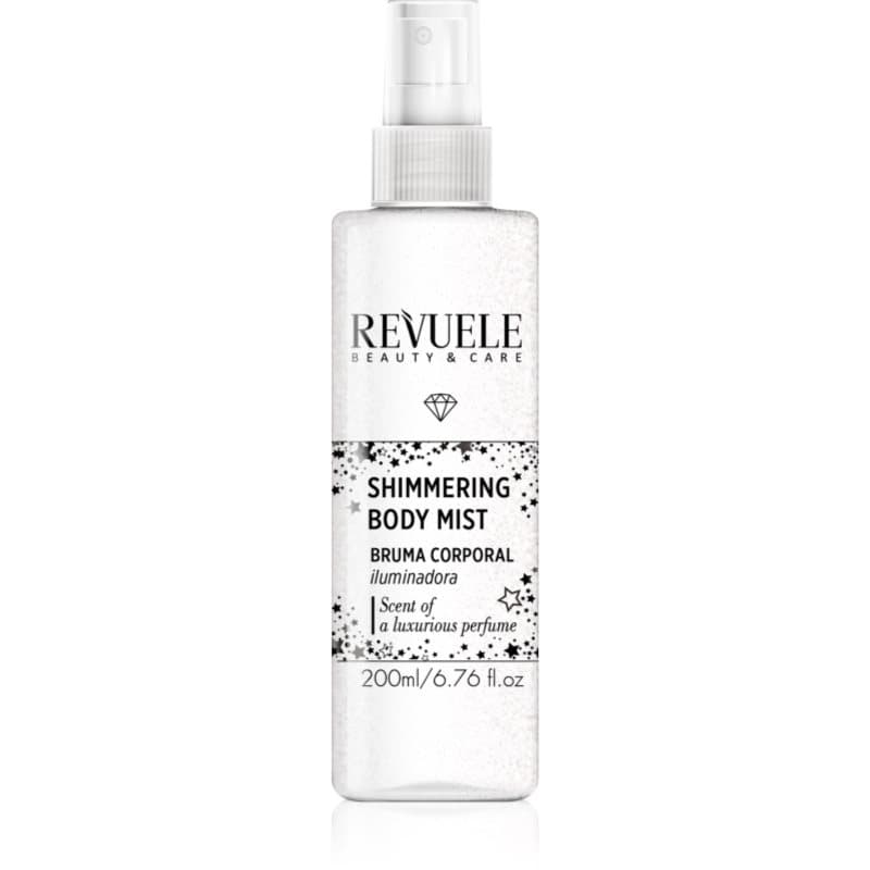 Shimmering Body Mist mgiełka rozświetlająca do ciała odcień Silver