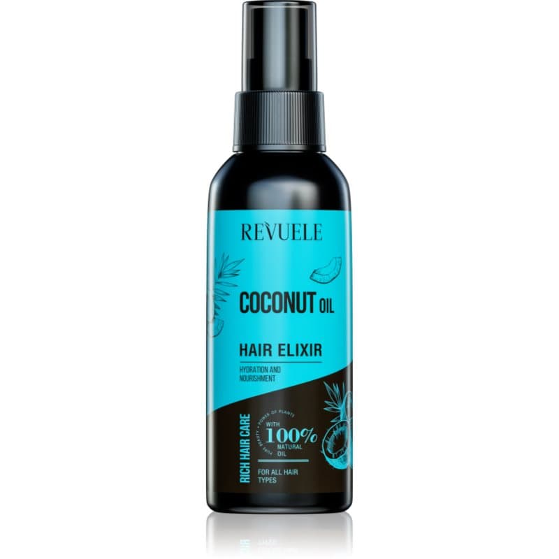Coconut Oil Hair Elixir eliksir bez spłukiwania włosów przed wysoką temperaturą
