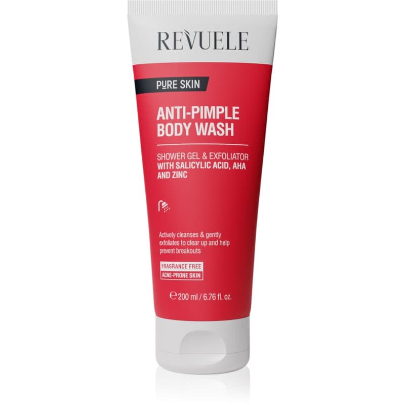 Pure Skin Anti-Pimple złuszczający żel pod prysznic przeciw trądzikowi