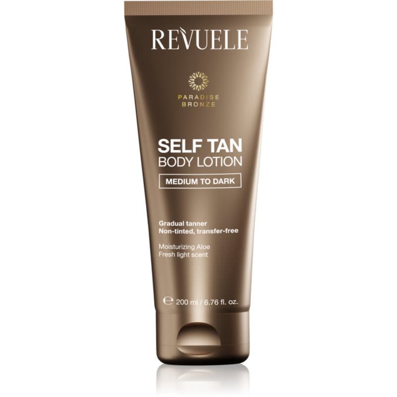 Paradise Bronze Self Tan Body Lotion mleczko samoopalające stopniowo brązujące odcień Light To