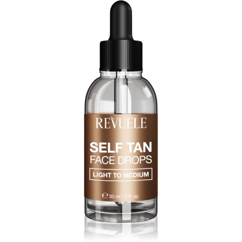Paradise Bronze Self Tan Face Drops krople samoopalające do twarzy odcień Light To