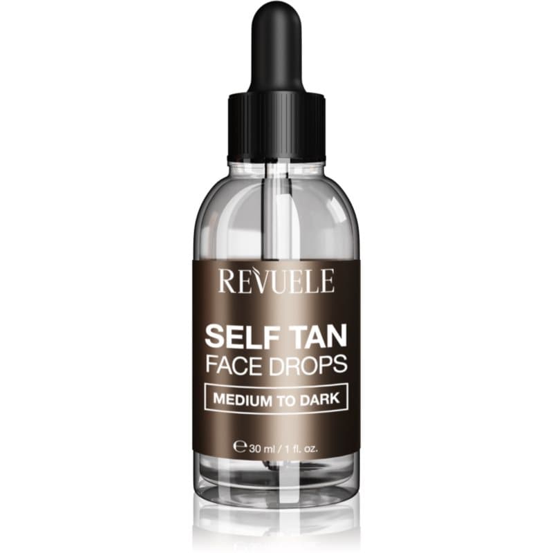 Paradise Bronze Self Tan Face Drops krople samoopalające do twarzy odcień Medium To Dark
