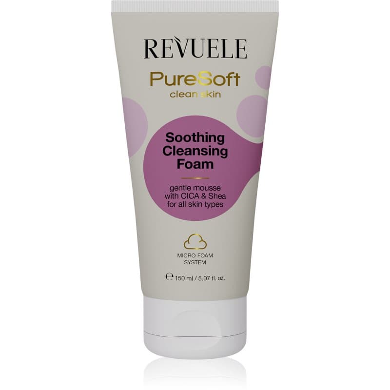 PureSoft Clean Skin oczyszczająca pianka do twarzy o działaniu uspokajającym