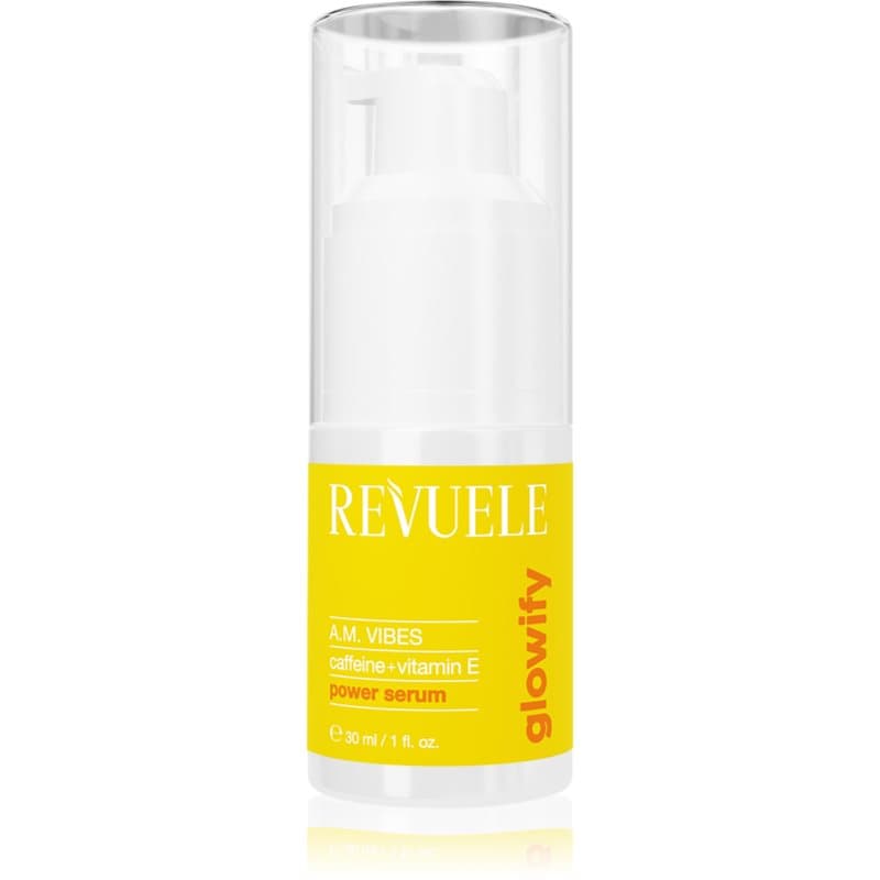Glowify A.M. Vibes Power Serum Caffeine + Vitamin E serum rozświetlające do okolic oczu