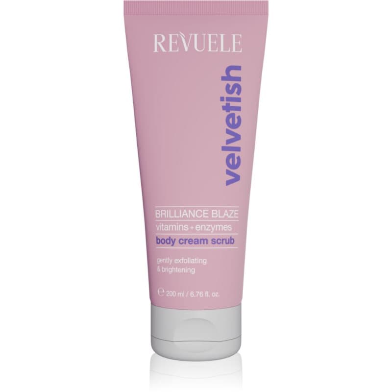 Velvetish Brilliance Blaze Body Cream Scrub rozjaśniający peeling do ciała