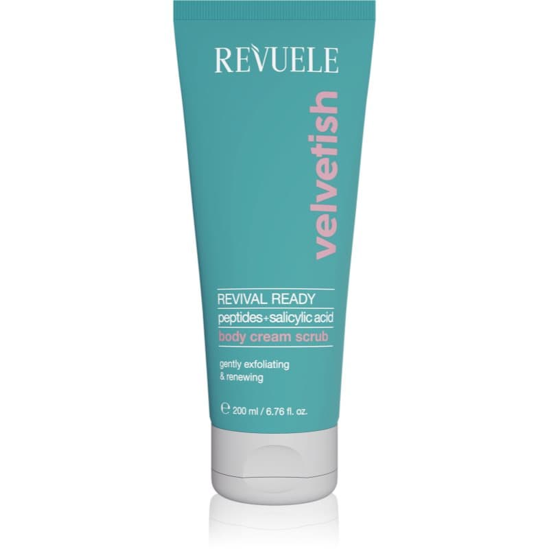 Velvetish Revival Ready Body Cream Scrub delikatny peeling do ciała o działaniu rewitalizującym